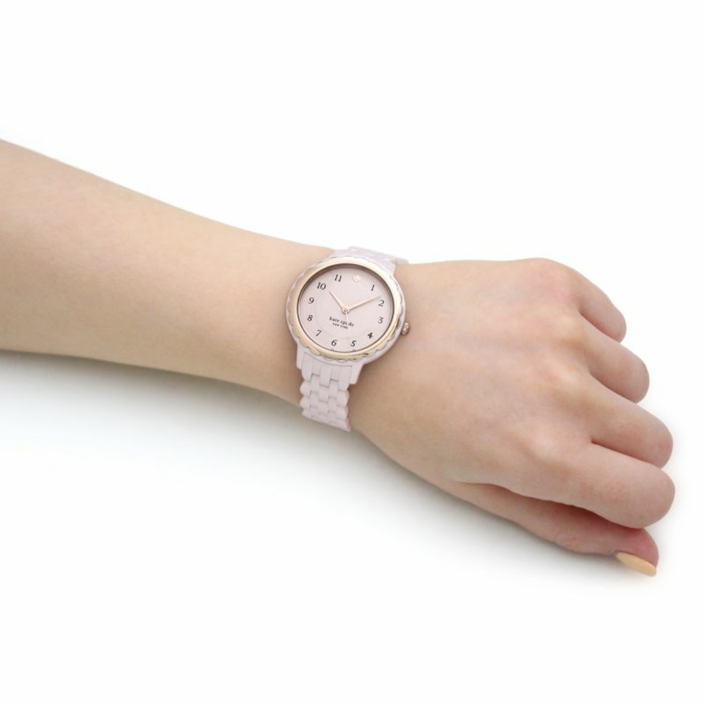 Kate Spade Ceramic Morningside Blush Women's Watch - Picture 7 of 9